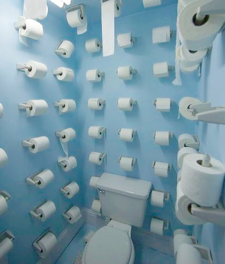 厕纸架创意,厕纸架创意搞笑