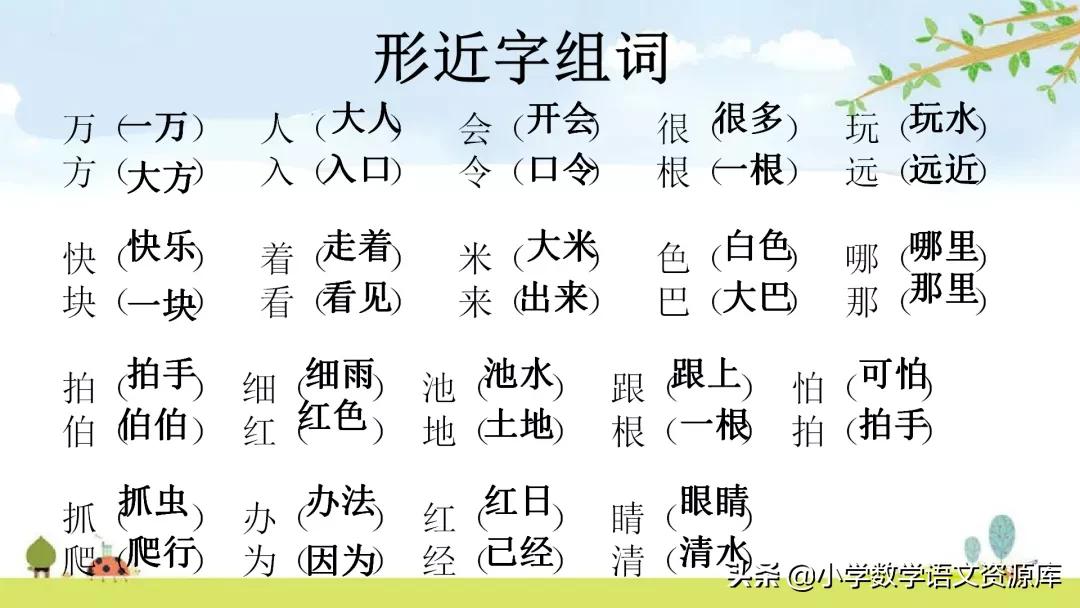 一年级下册数学期末复习课件,一年级下册语文期末复习课件