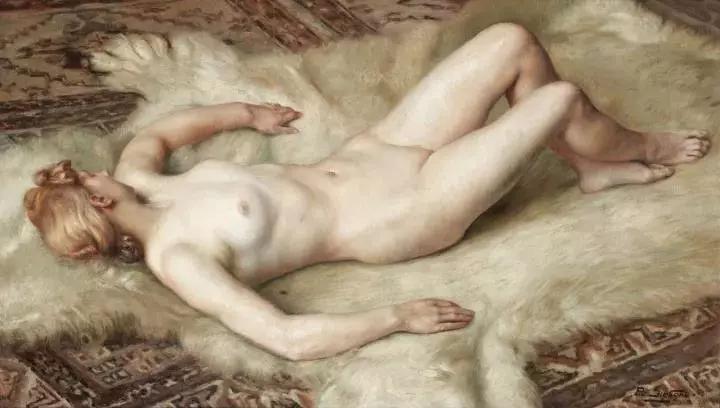 法国画家查尔斯兰德尔戴安娜画像,法国画家笔下的美人美醉了