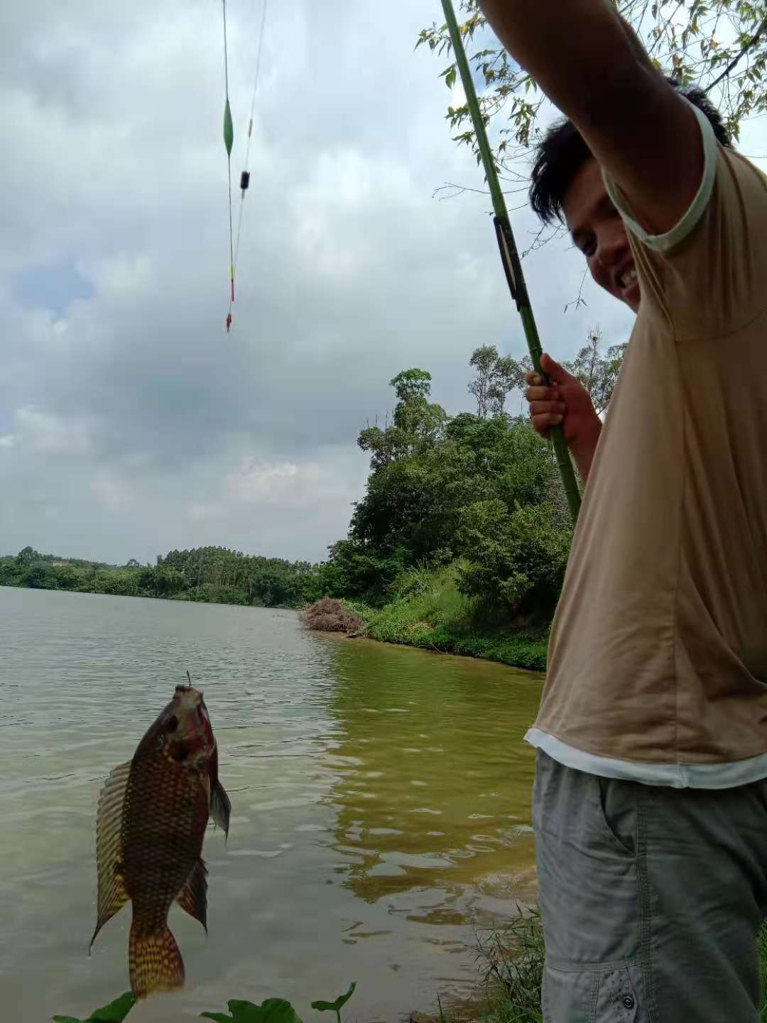 记惠州东江淡定得失的渔者