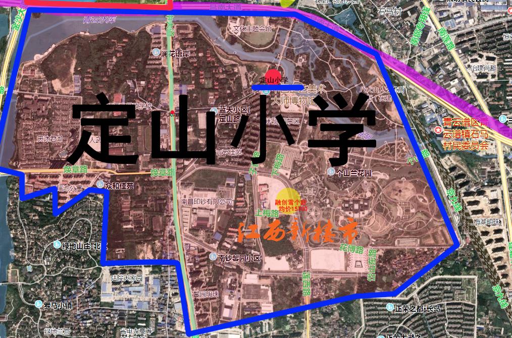 南昌青云谱学区划分最新规划,南昌2024小学区划分图青云谱