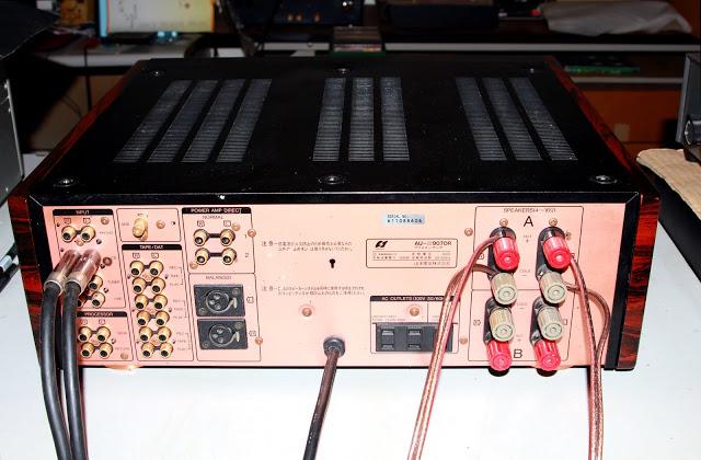 SANSUIAU907DR高档功放维修赏析，看完你还认为高级音响很简单吗