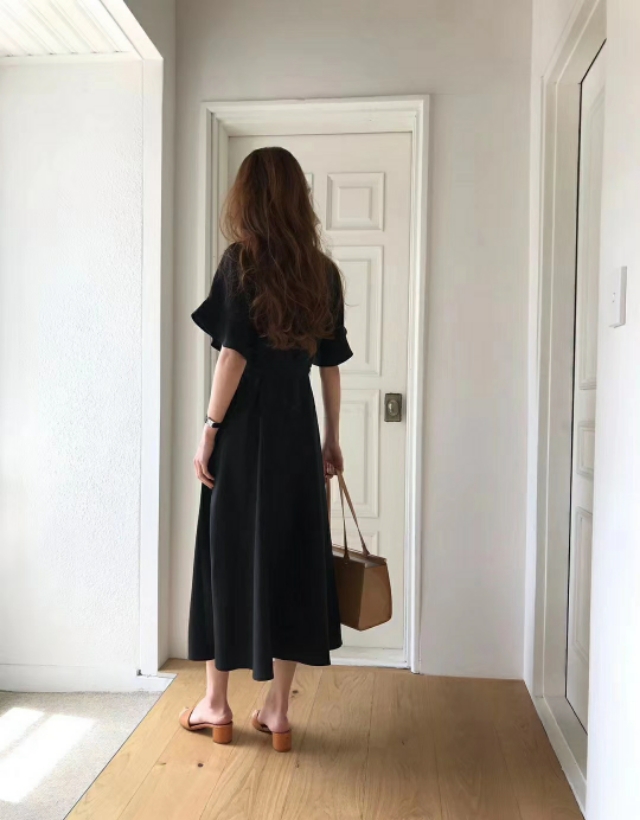 韩版小众设计感女裙,小众连衣裙夏季仙女裙