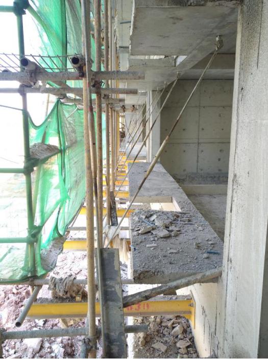 新型悬挑脚手架孔洞不漏水,新型悬挑脚手架如何预埋