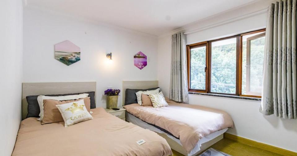 桐庐瑶琳仙境全景,桐庐瑶琳琴溪清境民宿