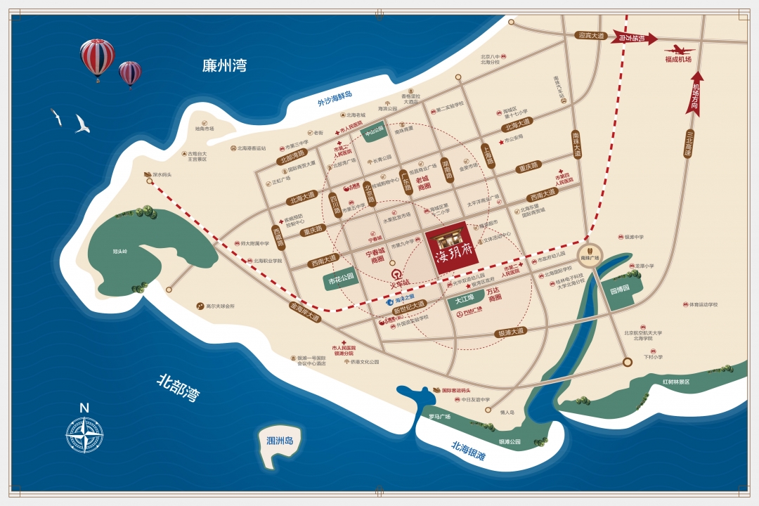 北海环境比较好的楼盘,北海哪个楼盘位置好