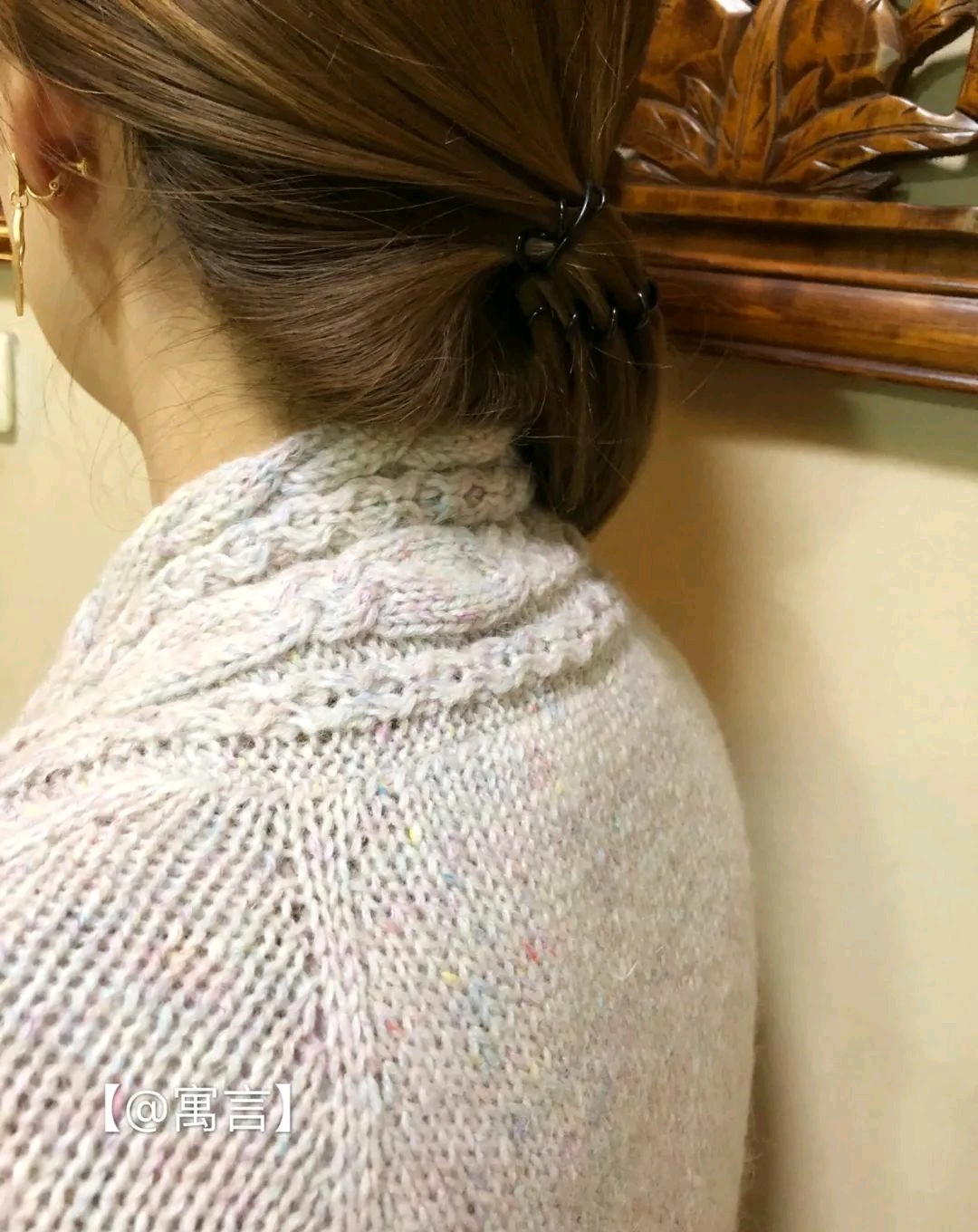 针织灯笼袖外套教程,灯笼袖毛衣怎么搭配外套