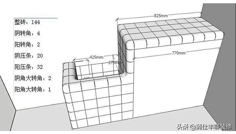 瓷砖阳角线怎样收口才好看,瓷砖阳角底部怎么收口施工视频