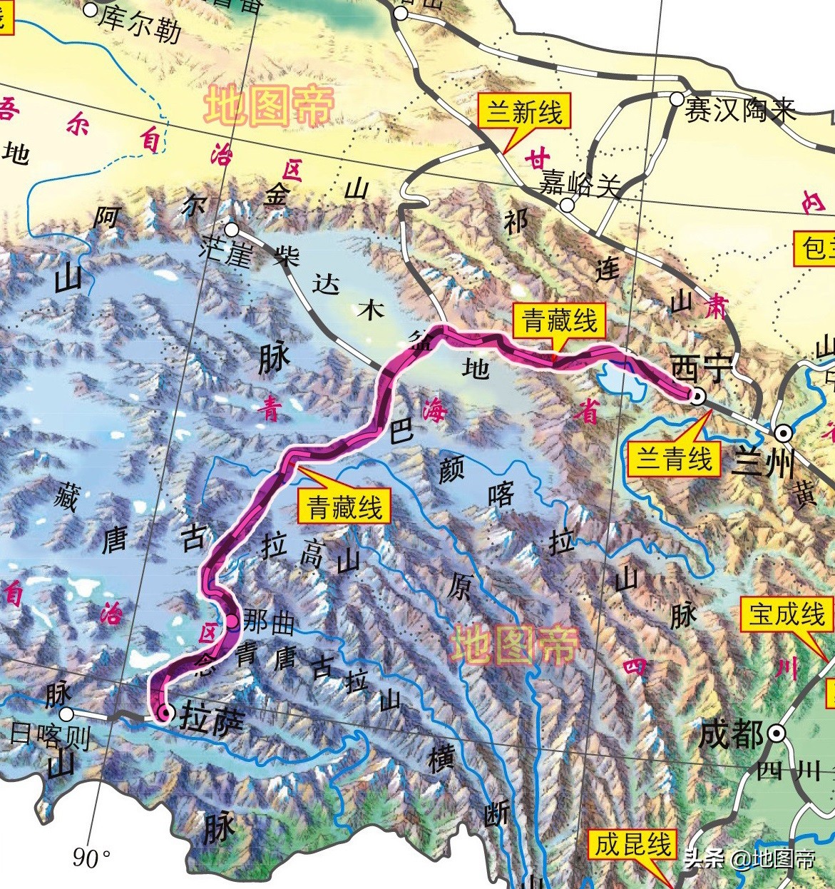 青藏铁路单线如何往返,青藏铁路火车如何超车会车