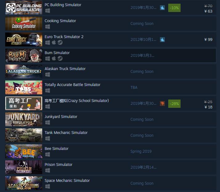 steam上的奇葩模拟器,steam奇葩吃鸡