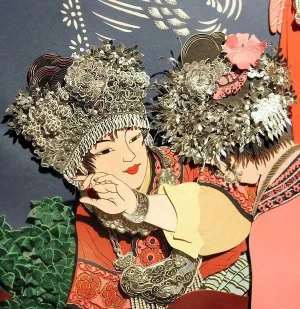 山东剪纸中华一绝,东北大姐李宝凤剪纸作品