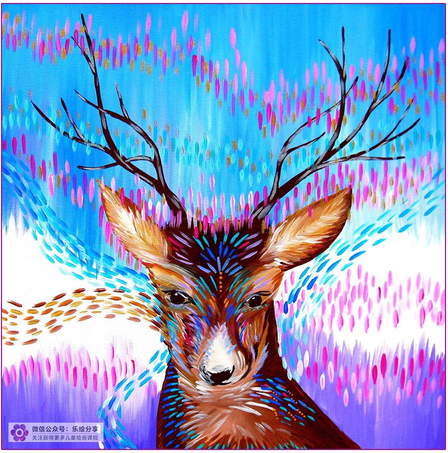 儿童油画作品简单水粉,儿童水溶性油画创意画作品