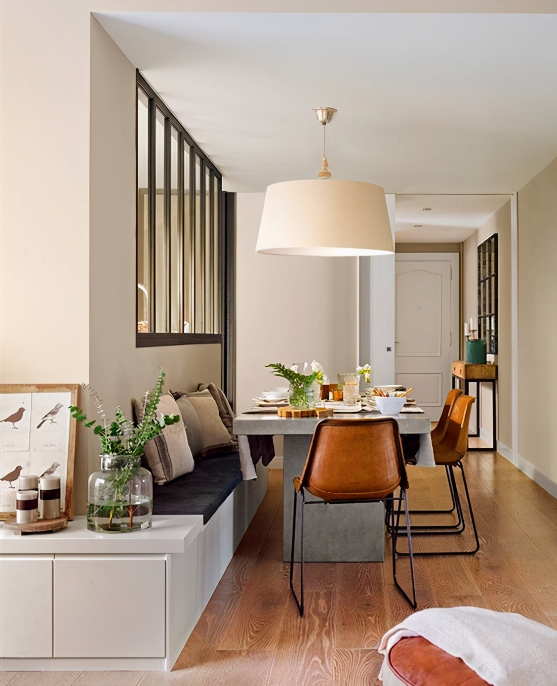 有一种美叫氛围感,一体门窗入户玄关效果图大全