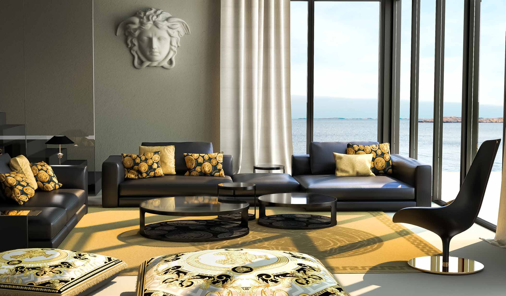 “灰黄”家具大盘点！VERSACEHOME、TURRI，哪家更好看？