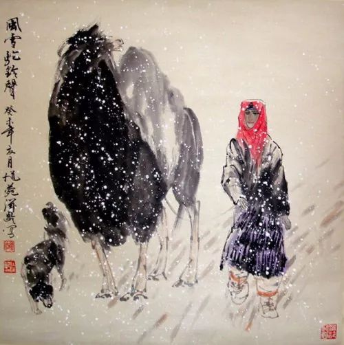 他从一个普通的美术编辑，到成就斐然的专业画家