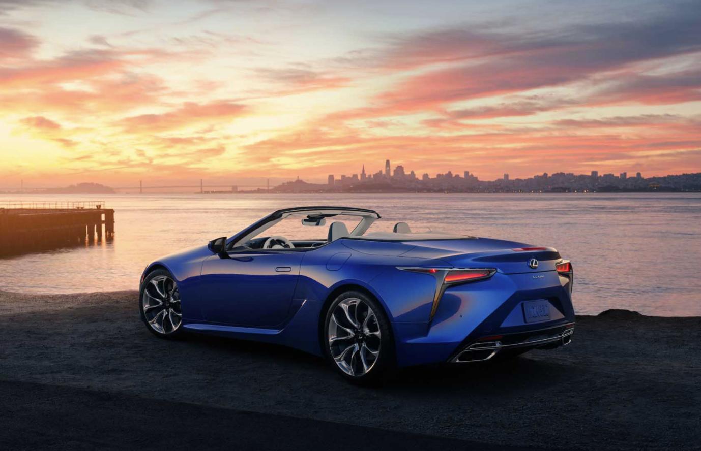 全中国唯一一台雷克萨斯lc500敞篷,行走的艺术品雷克萨斯lc500