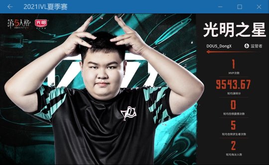 第五人格ivl夏季赛拆卡,第五人格ivl入坑指南