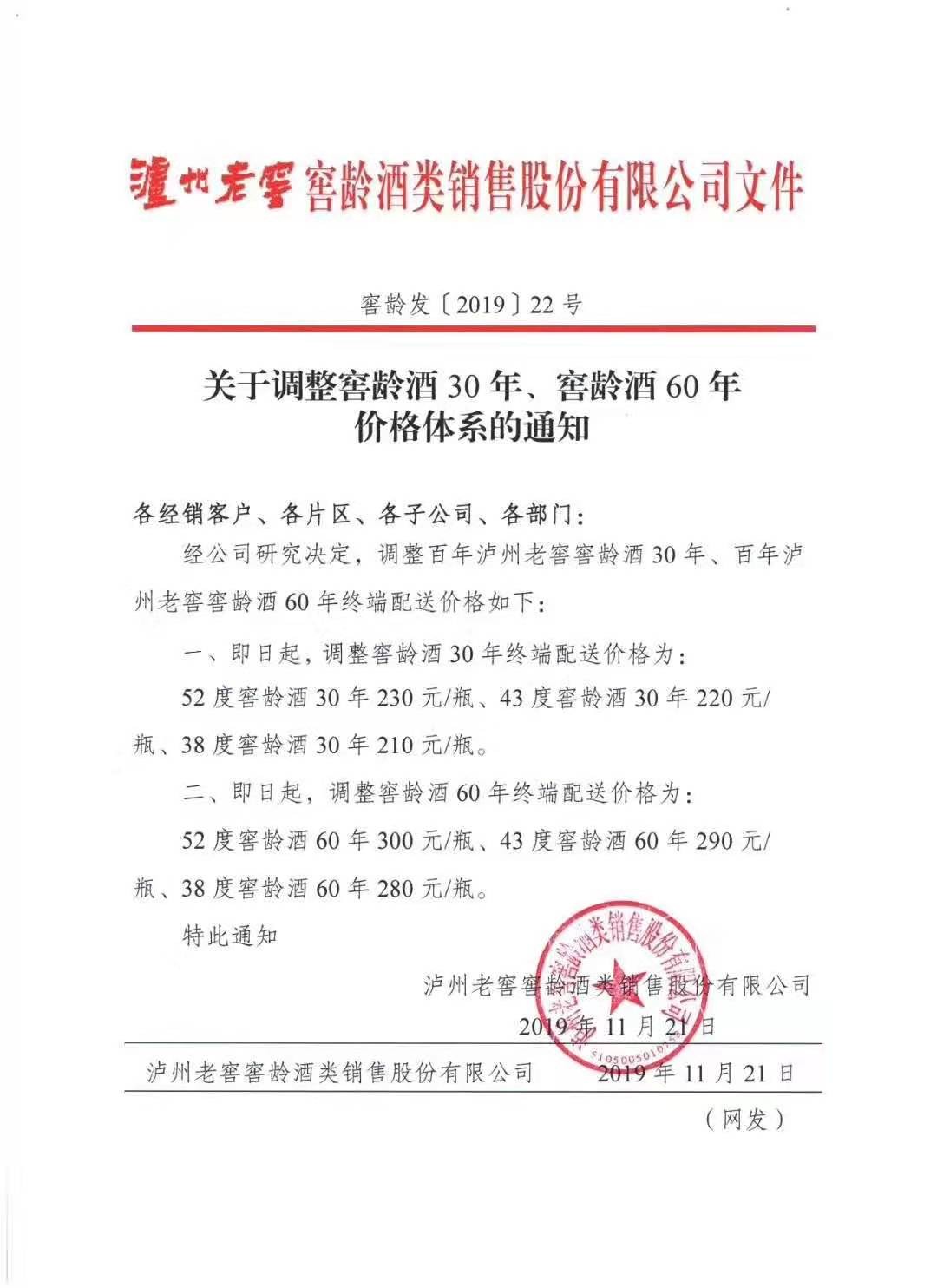 泸州老窖窖龄酒60年6斤装,泸州老窖窖龄酒批发价目表