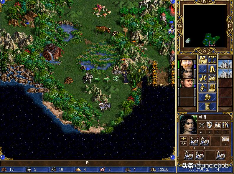 英雄无敌3打比蒙的图,英雄无敌3死亡阴影与深渊号角