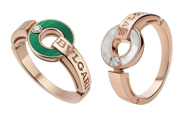 宝格丽地中海的橙色高级珠宝项链,宝格丽项链黑陶瓷慈善款戒指