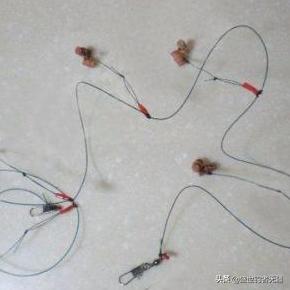 钓鱼如何绑连串钩图解教程,钓鱼技巧利用牙签绑串钩实用简单