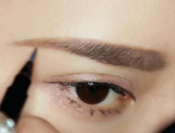 初学画眉毛步骤单眼皮眼妆,新手如何画眉和眼妆