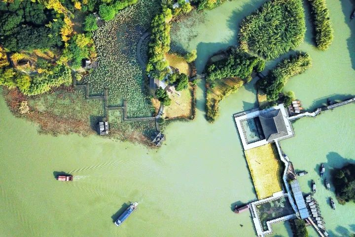 游走在沙家浜湿地公园,沙家浜风景区湿地渔乐园