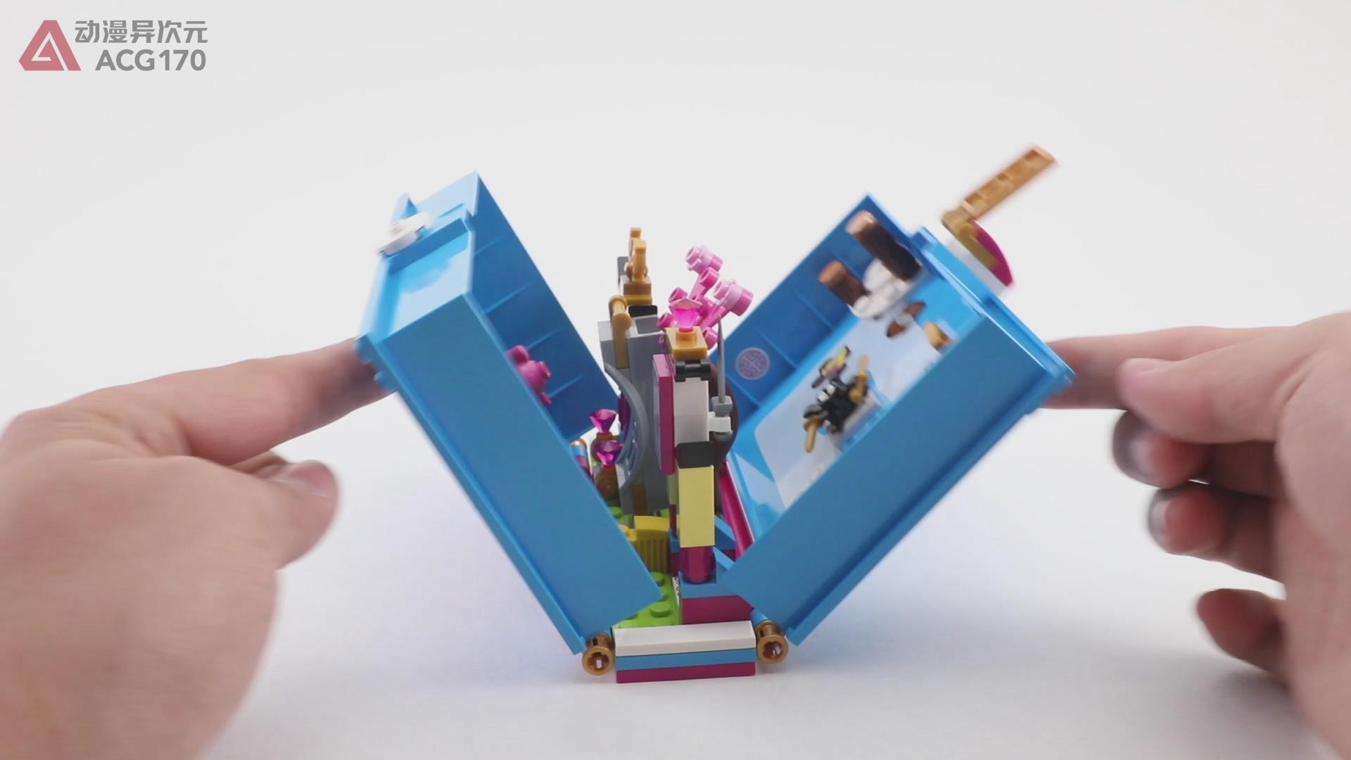 乐高迪士尼雪莉玫小颗粒积木教程,乐高迪士尼城堡3696拼装教程