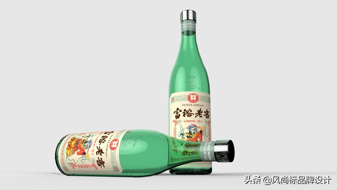 五路财神布置图片,茅台福喜天下五路财神套装酒