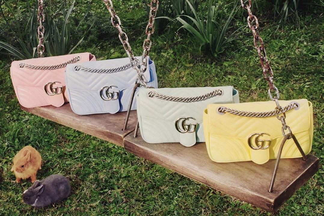 萌炸了!Gucci马卡龙系列GGMarmont向你丢了一颗糖果
