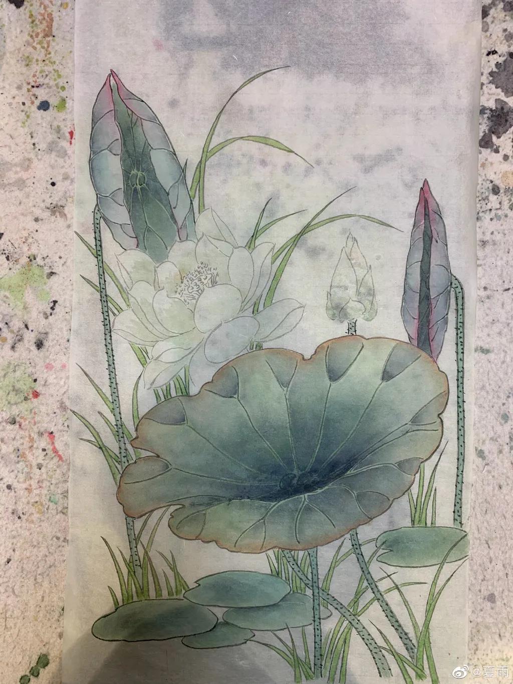 影帝夏雨书法真迹,演员夏雨晒书法作品