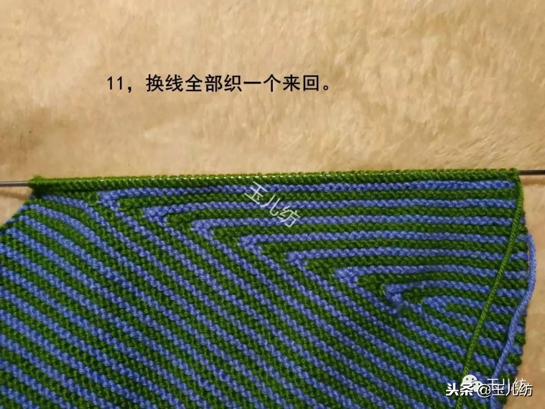 猪猪棉拖鞋编织玉儿纺全教程,玉儿纺棉拖鞋满天星后跟织法