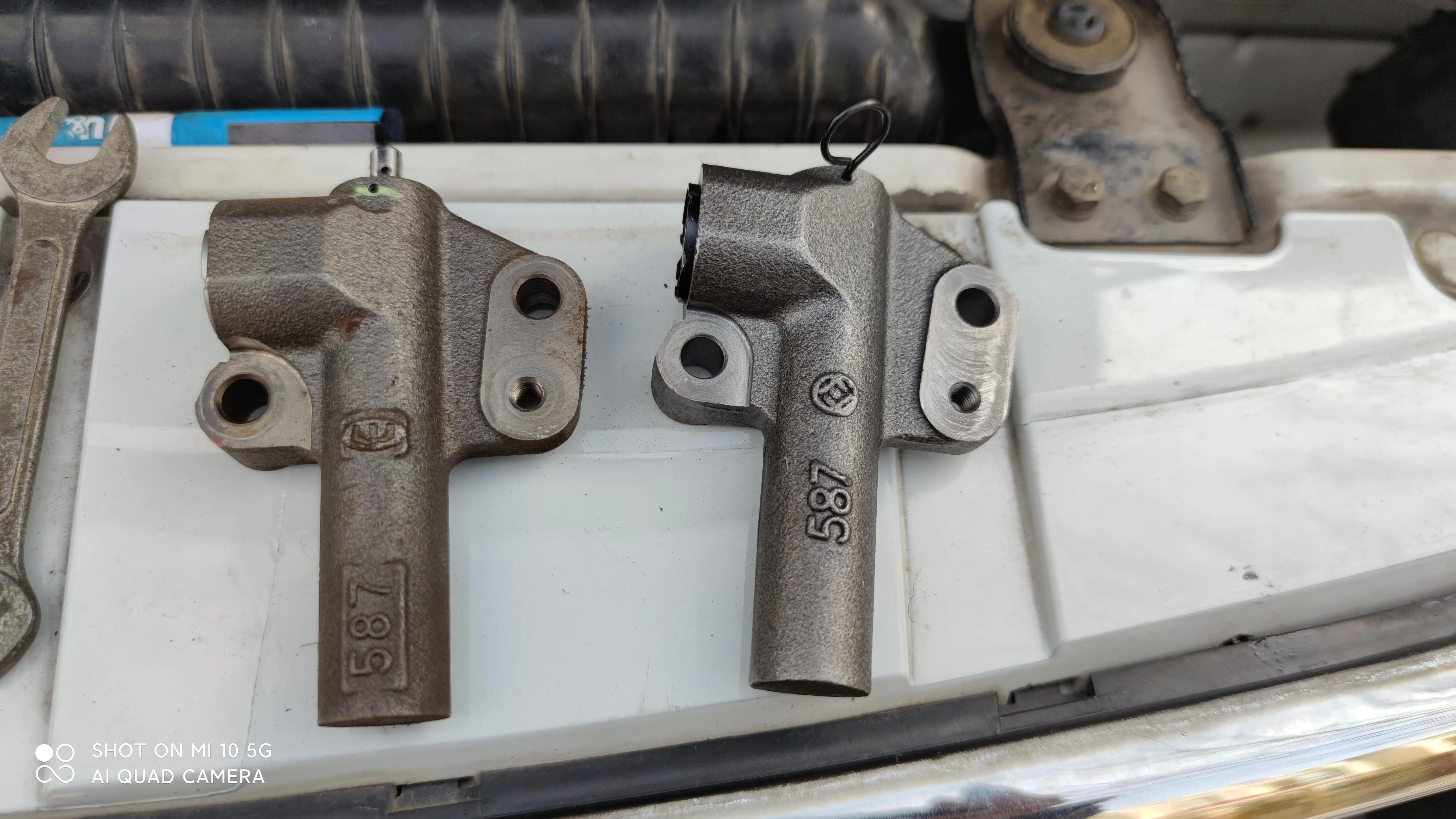 车主壮着豹子胆自己动手更换正时皮带，过程还算顺利