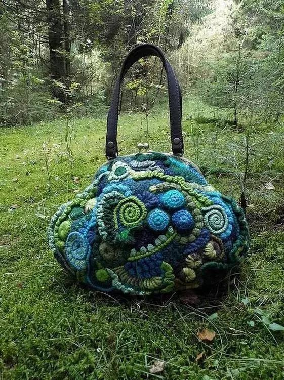 31款超美的爱尔兰钩花包，绝对让你爱不释手，独特的美！附教程