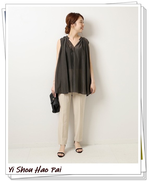 米色百搭裤子,万能百搭的裤子颜色秋冬