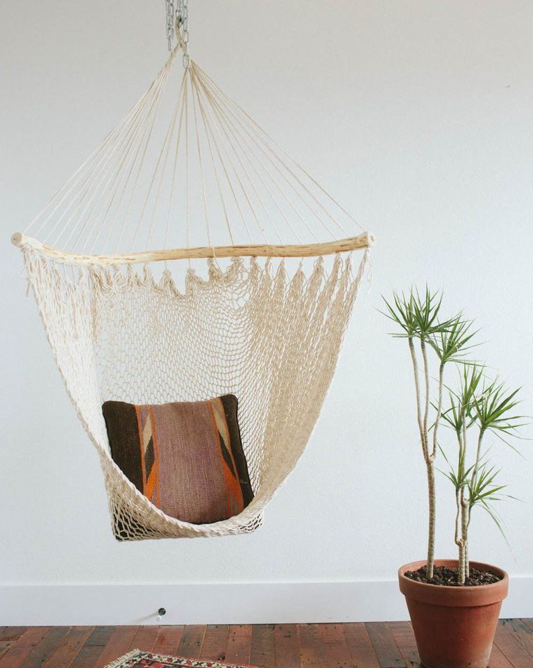 如何在卧室装秋千,户外吊床秋千可以在家里装