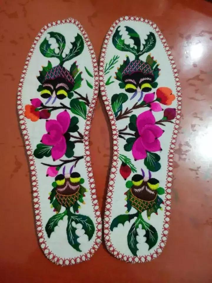 指尖飞舞鞋垫,100款惊艳手工鞋垫