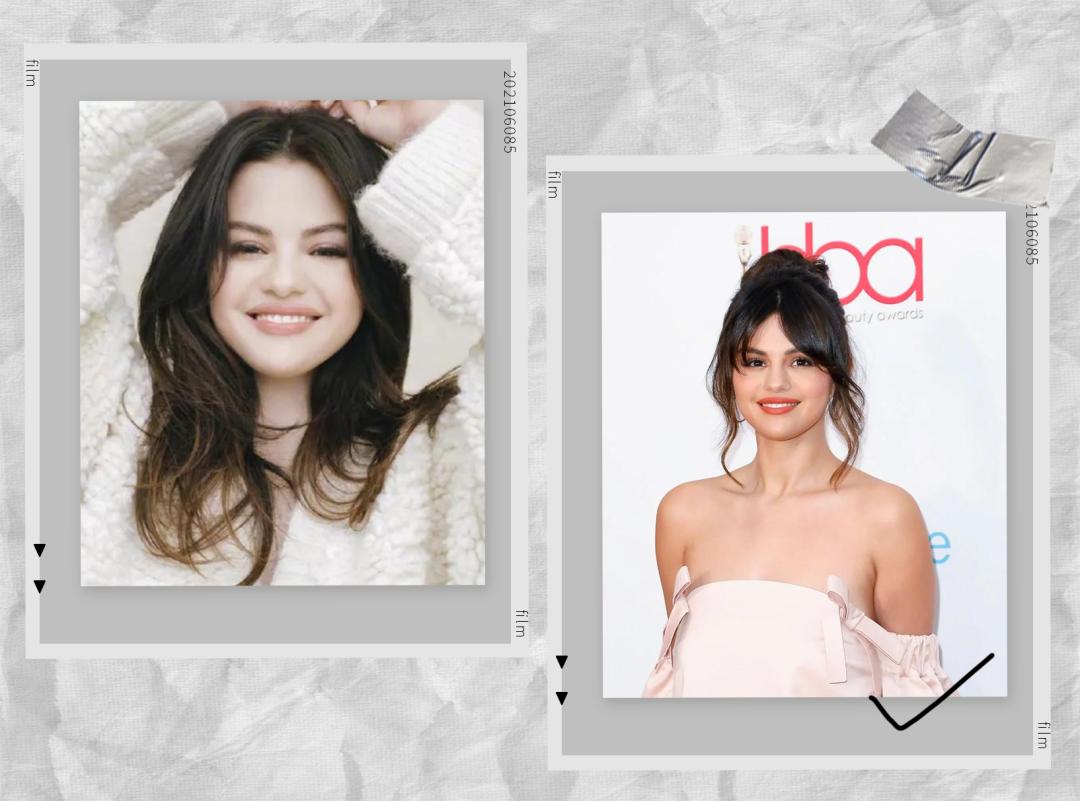 圆脸减龄发型可扎可披图片,短圆脸适合的扎发