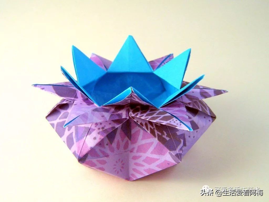 精美diy手工盒如何折,纸艺DIY摆件