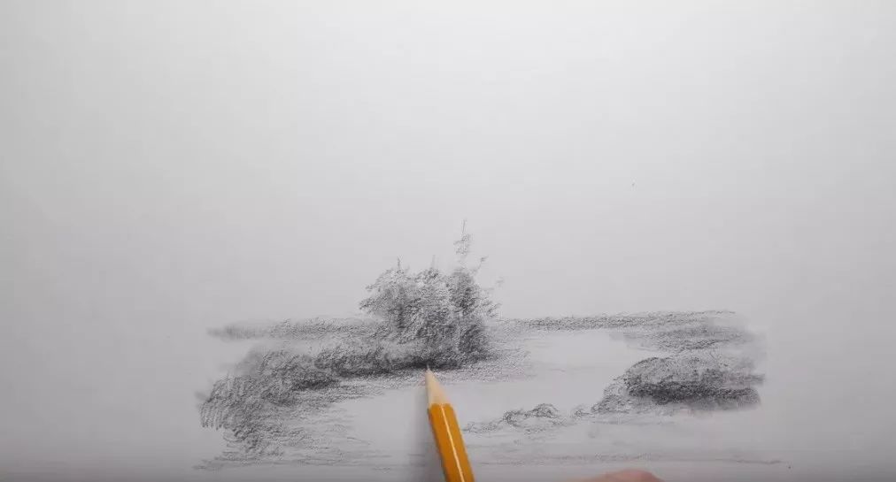 素描风景画基础教学,素描画法风景基础教程