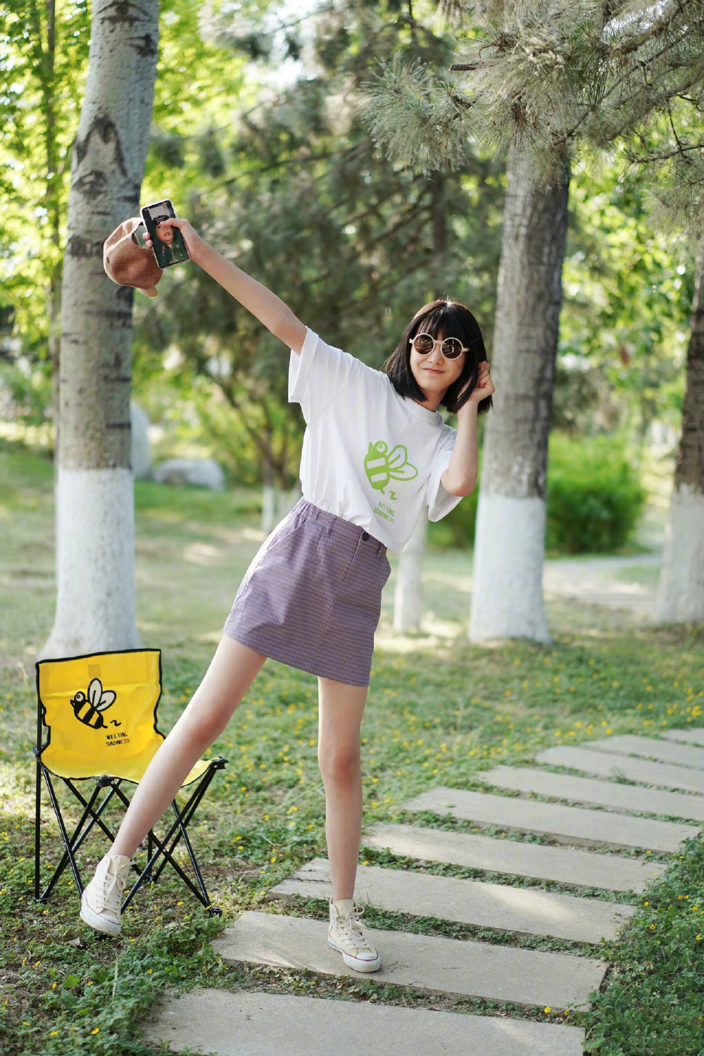 小朋友半身裙怎么搭配,12-15岁女学生polo裙180