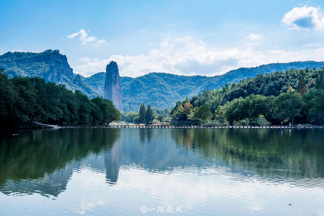 云雾缭绕缙云仙境,缙云仙都仙境美景