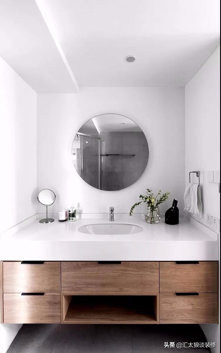 灰白绿原木家具装修风格,黑白灰原木简约风格