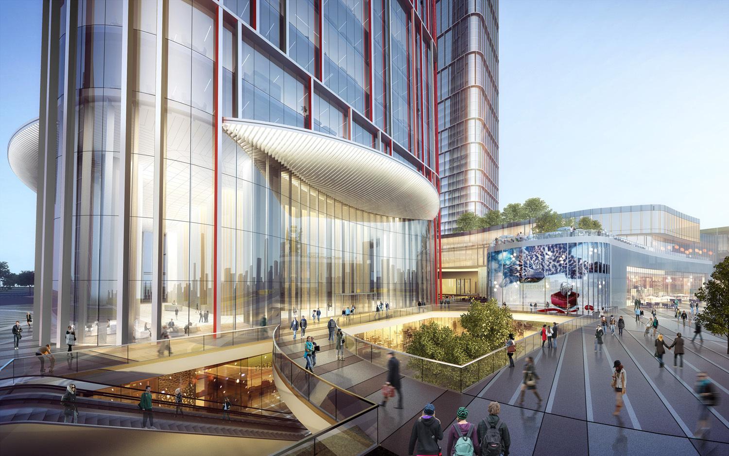 武汉400摩天高楼集合,武汉900米的高楼大厦