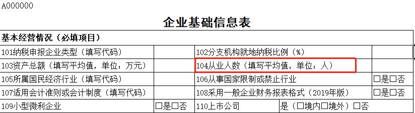 汇算清缴基础信息表填报人数,汇算清缴107020怎么填