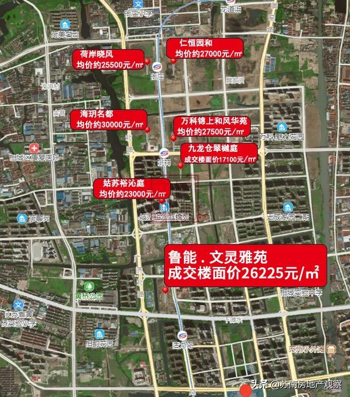 苏州鲁能公馆哪一年拿的地,苏州地王楼盘