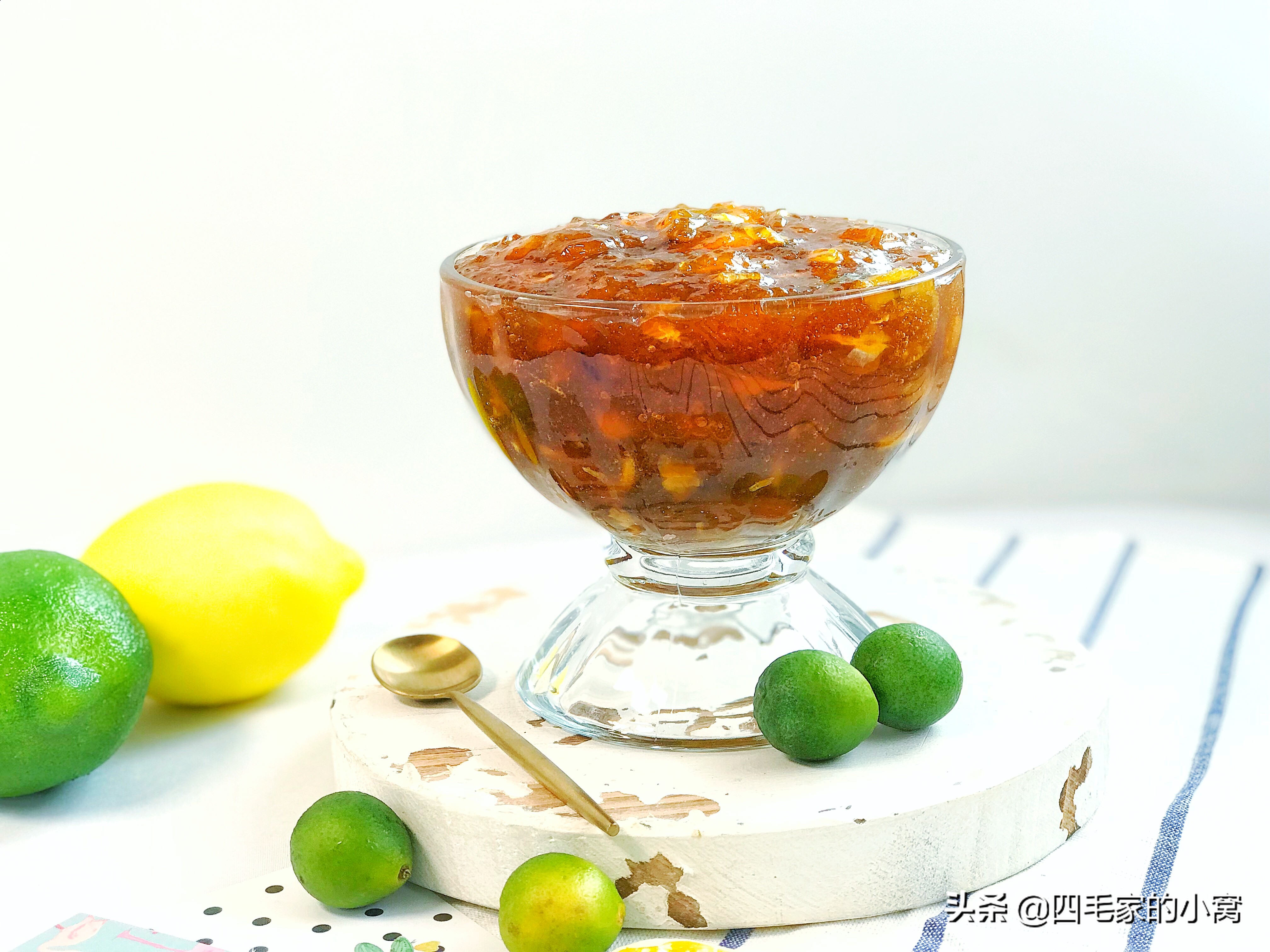 水果奢侈吃法，用自制零添加大果粒水果酱，制作爆款夏季清凉沁饮