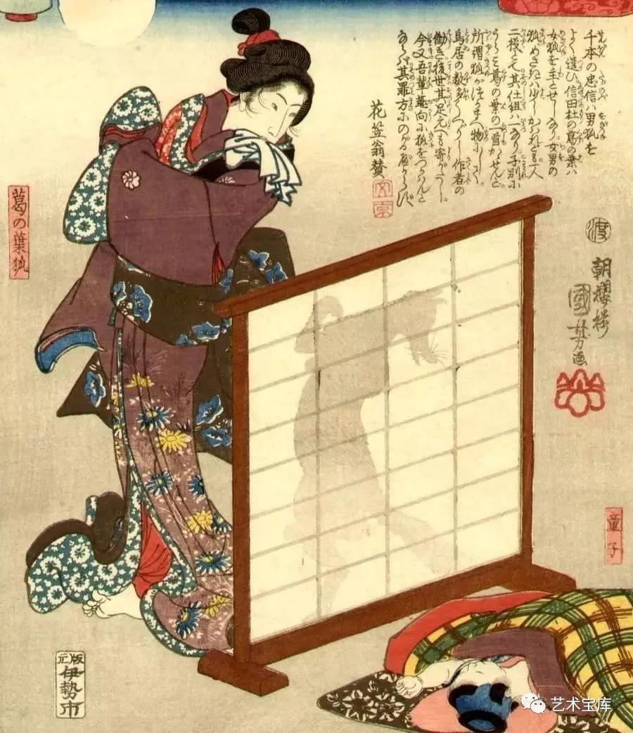 歌川国芳浮世绘中的源氏物语,西方美术史的画家