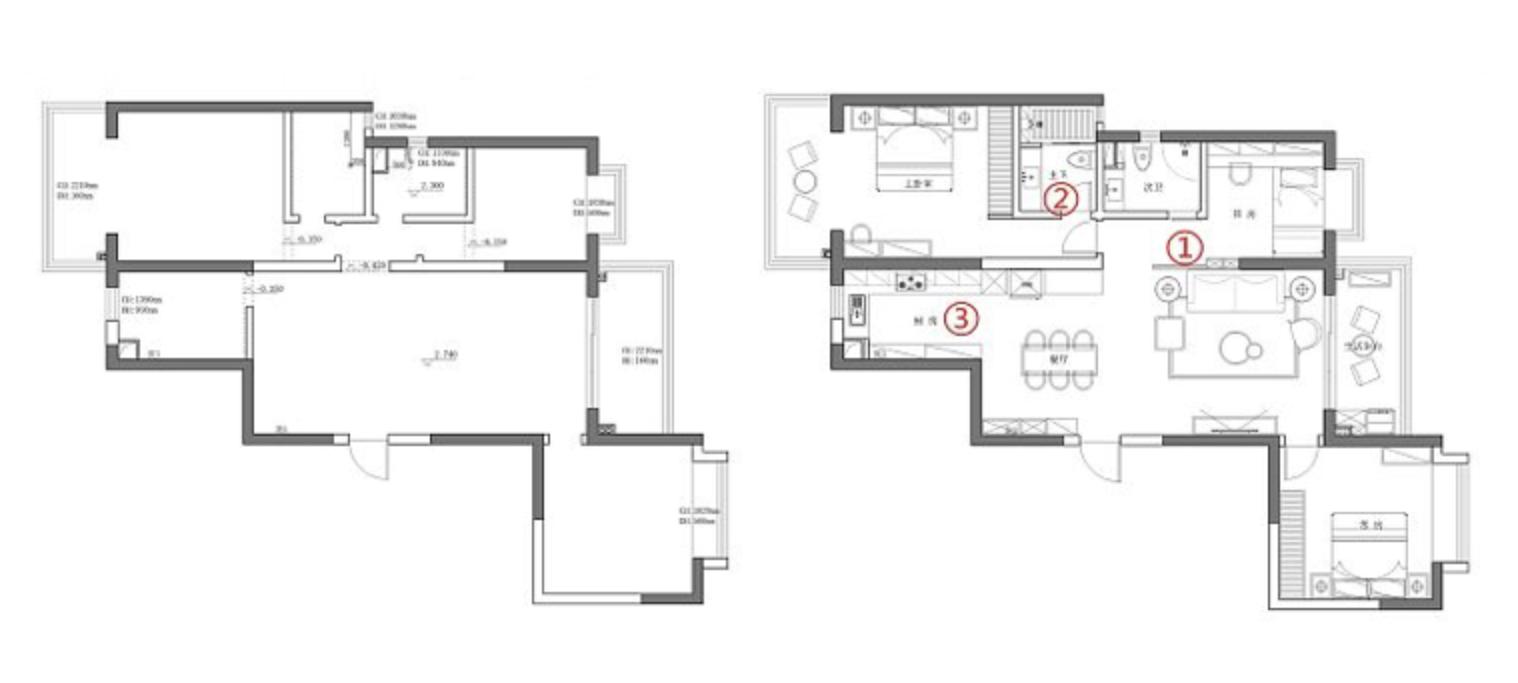 全屋吊顶拉平有多爽？看了她家103㎡这么装，难怪全屋倍显大气