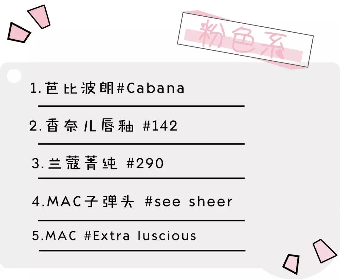 全网前十口红,全网最火20支口红